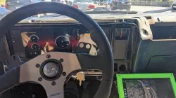 1974 Chevy Nova Fuel Gauge to A/C control relocation