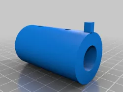 .22 rifle barrel tip for iron sights