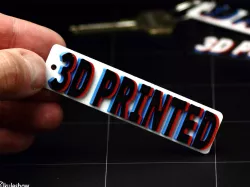  3d prinded keychain 