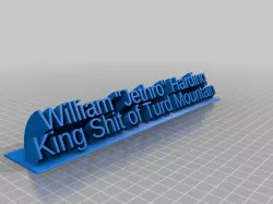 Bill Desktop Nameplate