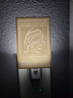Blue Eyes White Dragon Night Light