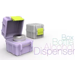 Box-Bottle Alcohol Dispenser