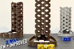 Circular - Criss Cross Dice Tower - New Improved version 2