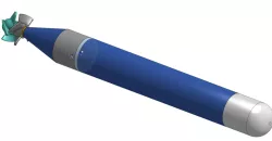 Contra Rotating Propeller Toy Torpedo