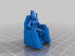 Dark Space Elf Witch Vehicle pilot