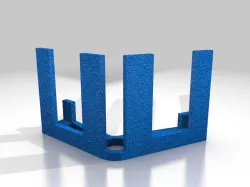 Display stand for small laptop diplay if the hinge is broken - stronger