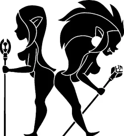 Edalyn and Lilith Clawthorne stencil