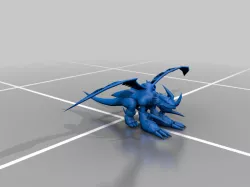 Emperor Dragon Armored Beast Battle Form#帝皇龙甲兽战斗形态#Digimo