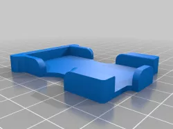 FCX24 Max Smasher Rear Battery Tray (SCX24 Battery)