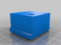 HDZero SharkByte VRX RX5.1 SMA Adapter Cube, front-facing SMAs