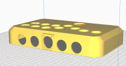Hitbox with hole for neutrik usb