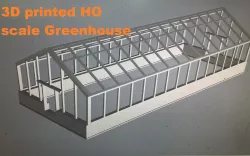 Ho Scale model train Greenhouse