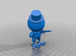 man with a top hat