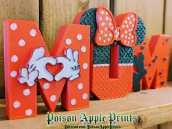 Minnie Mouse Mom Sign