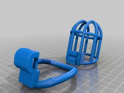 My Customized [18+ NSFW] Parametric Chastity Cage