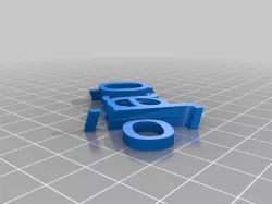My Customized Customisable Keyring 10 characters