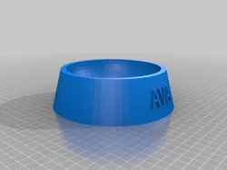 My Customized Fully Parametric Dog / Cat Food Bowl