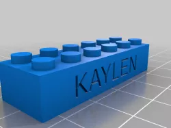 My Customized LEGO compatible Text Bricks