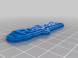My Customized Multiline Tag or Keychain - Raphael