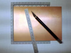 PCB cutting guide (customizable)