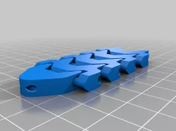 Print in place Articulating fishing lure