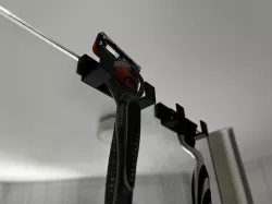 Showerglass Razor holder (dynamic glass width) 