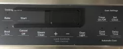 Sliding Cover for Oven Clock