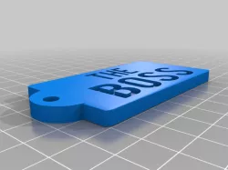 The Boss Key Ring Fob
