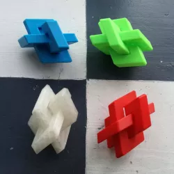 Twisted knot puzzle