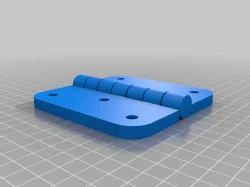 100mm x 100mm hinge Flat