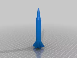 3d printable rocket