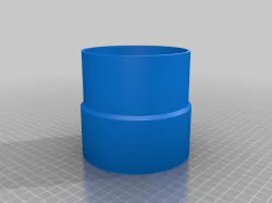 4" Fitting to 4" Hose Adapter
