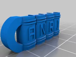 Anri Bookshelf Keychain