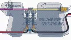 AUTO FILAMENT SPLICER (AFS V1) USING YOUR 3D BOWDEN PRINTER (e.g. Ender 3/PRO)