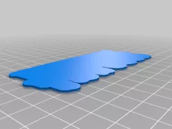  Customized Sweeping 2-line name plate (text PALAPOOL)