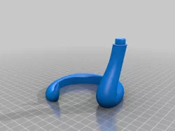 CUTE SNAKE STL - 12 OZ CAN HOLDER ( NO SUPPORT )