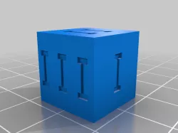 D3 Roman Numerals Die