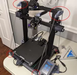 Ender 3 S1 quad Z-brace mod