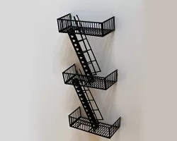 FIRE ESCAPE HO SCALE