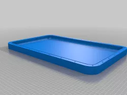 Flat mount Starlink case for CNC/large printing