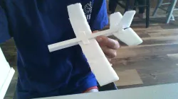 foam board glider (flies)