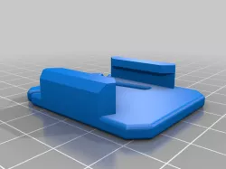 GoPro quick release compatible MOLLE mount without groove