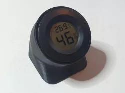 Holder / base thermo- and hygrometer round - Halter / Sockel Thermo- und Hygrometer rund