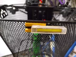 Knog plus light holder for a bike basket
