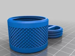Knurled Flush Screw Lid Container - 30x15