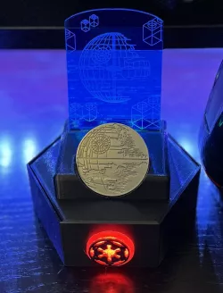 Lego Death Star Coin Display