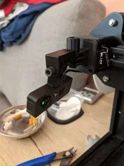 Logitech C270 Webcam Cover Replacement (with GoPro Mount) - extended and rotated