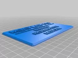 MRM R119 Test Sign