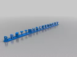 My Customized dual words 