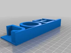 My Customized Minecraft Styled  Name Plate